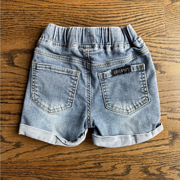 Little Bipsy Distressed Denim Shorts - Picture 3 of 3